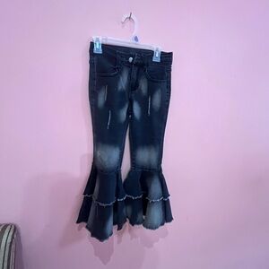 Stylish Black Flared Jeans